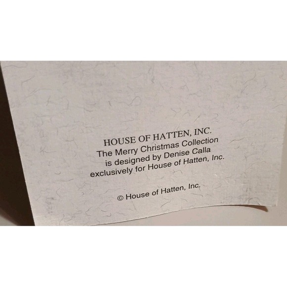 House of Hatten 1993 Sheep Denise Calla Christmas Ornament Holiday Decoration - Picture 4 of 6